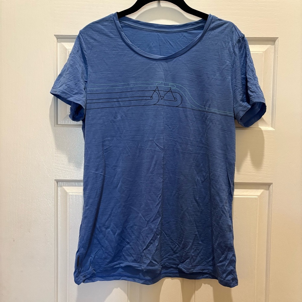 Icebreaker Bicycle graphic Casual merino blend T-shirt